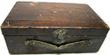 Antique Primitive Wood Box Rustic Dovetailed  Upho