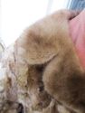 l REAL Vintage Genuine Fur Coat Jacket Rabit Mink 