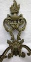 Lg Ornate Vintage French Solid  Brass Sconce Wall 