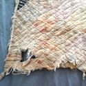 Terrific Old Antique Civil War Era Crazy Quilt Sha