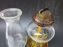 Vintage Antique Oil kerosene table Clear Blown Mol