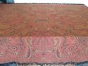 HUGE Antique TABLE CLOTH Cover Kashmir Paisley Pia