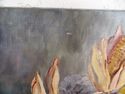 Stunning Vintage Original Lg Oil Painting Signed D