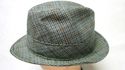 Vintage Tweed Fedora Mens Walking Hunting Hat Medi