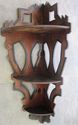 Antique 3 Tier Interior Corner Shelf Vintage Art&C