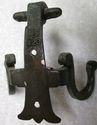 Antique Italy Coat Hanger Ornate Hook Vintage Hook