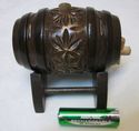 Great Antique Wine Barrel Keg Miniature Chip carve