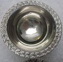 Gorgeous Vintage Embossed Silver Plate Tea Straine