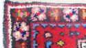 Old Antique Wool Persian Bedouin Area Rug Mat Carp