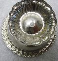 Gorgeous Vintage Embossed Silver Plate Tea Straine