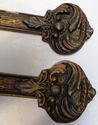 Gorgeous Old Antique Set Finials Tapestry Rods Sal