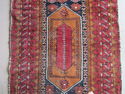 Rustic Old Persina Antique Area Hall Rug Carpet Kn