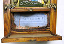 Antique Altar Prayer Cabinet Oak Wood Shrine Shado