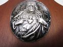 Antique Jesus Christ Sacred Heart French Holy Wate