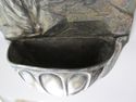 Large Antique Holy Water Font Old Silver Plated Me