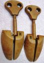 Real Vintage Pair of Shoe Three Stretchers Wooden 