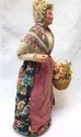 Antique Old French Lady Woman Doll Statue Figurine