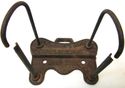 Antique Cast Iron Bill Holder Stationary Mail Wall