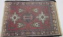 Old Antique Wool Persian Bedouin Area Rug Mat Carp