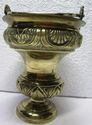 Antique Brass Holy Water Bucket Aspergil Sprinkler