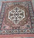 Antique Persian Style Knotted Wool Area Rug Thick 