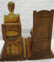 Vintage Bookends Don Quixote Sancho Figurines Scul