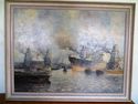 Original Artist Nautical Oil Art Painting Seascape