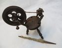 Cute Vintage Miniature Spinning Turning Wheel Wood