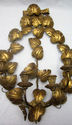 Italian Toleware Gold Painted Metal Flowers Bouque