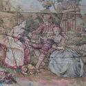 Vintage Romantic Tapestry Goblin Romantic Scene Fa