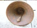 Huge Pennsylvanian School Bell Antique Cast Iron A