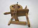  Vintage Miniature Spinning Wheel Wood Old Traditi