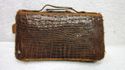 true Vintage  Alligator Crocodile Skin Leather Pur