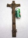 Beautiful Antique Black Forrest Wood Crucifix Cros