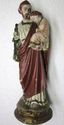 Antique Religious Art Statue St Joseph with the Ch