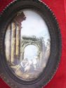 Vintage Romantic Frame w 2 seperate Prints of Rome