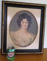 Gorgeous Antique Frame w Lovely 19th century Lady 