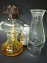 Vintage Antique Oil kerosene table Clear Blown Mol