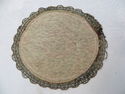 Gorgeous Vintage Italian Gold Brocade Doily Doiley