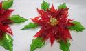 Lot Vintage Italian Lucite Cellulose Flowers Holly