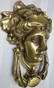 Rare Gorgeous Door Knocker Rustic Greek Lady Godde