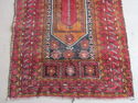 Rustic Old Persina Antique Area Hall Rug Carpet Kn