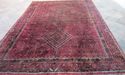 Antique Persian Knotted Wool Area Rug Thick Pile O