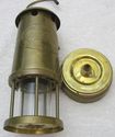 Antique Original British Coal Mining Lamp Safety C