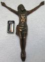 Gorgeous Bronze Antique Crucifix Corpus Christ Vin