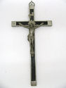 Large Antique Devotional Cross Crucifix Vintage Ch