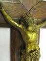 Stunning Large Antique Religious Wood Cross Crucif