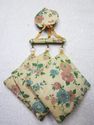 Adorable Vintage Dish Hot Pot Holders Pads Pincush