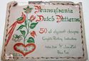 Authentic 1940s Pennsylvanian Dutch Painting Patte