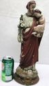 Antique Religious Art Statue St Joseph with the Ch